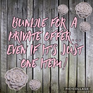 Even if it’s just one item!!!!